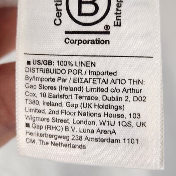 Athleta Women’s Linen Jogger Animal Print Beige SZ 14 - Picture 15 of 16